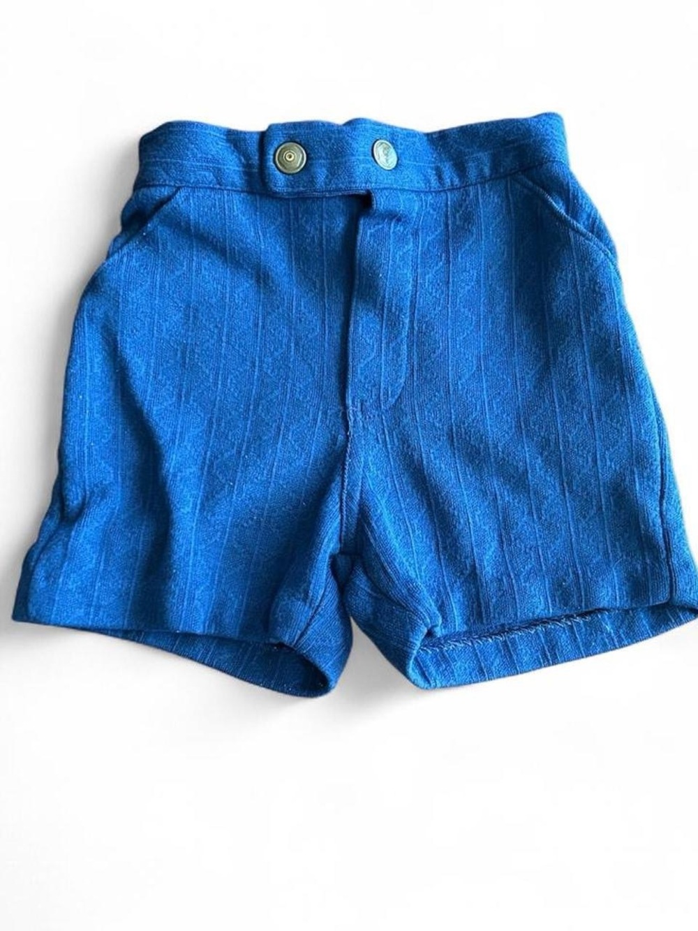 Vintage Health-tex Stantogs Navy Shorts Kids 6 Months Made in USA Retro Infant